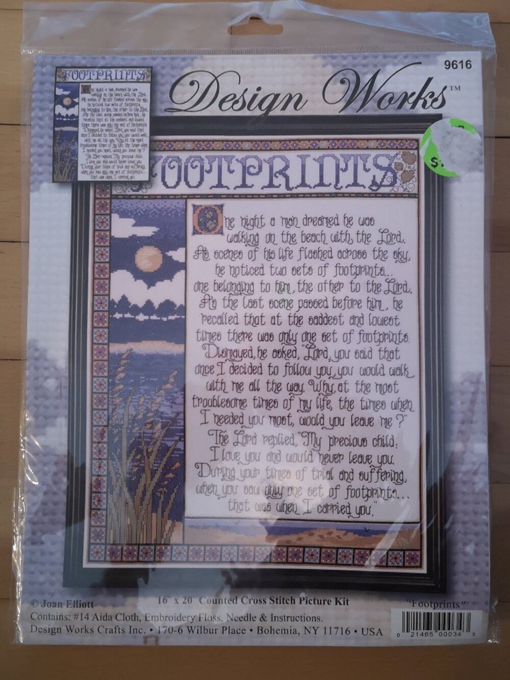 New Design Works Counted Cross Stitch Picture Kit #9616 by Joan Elliot